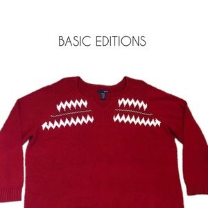 🆕 Basic Editions | Red Cardigan